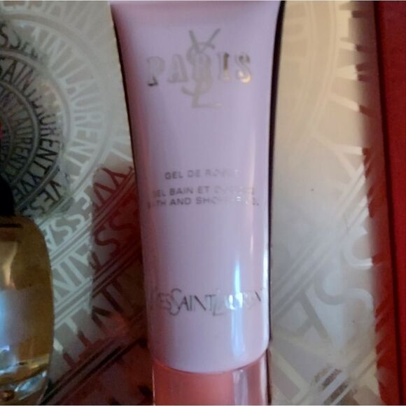 SAINT LAURENT PARIS  3 Piece Gift Set Lotion -Shower Gel -Eau de Toliett 2.5 - Picture 6 of 9